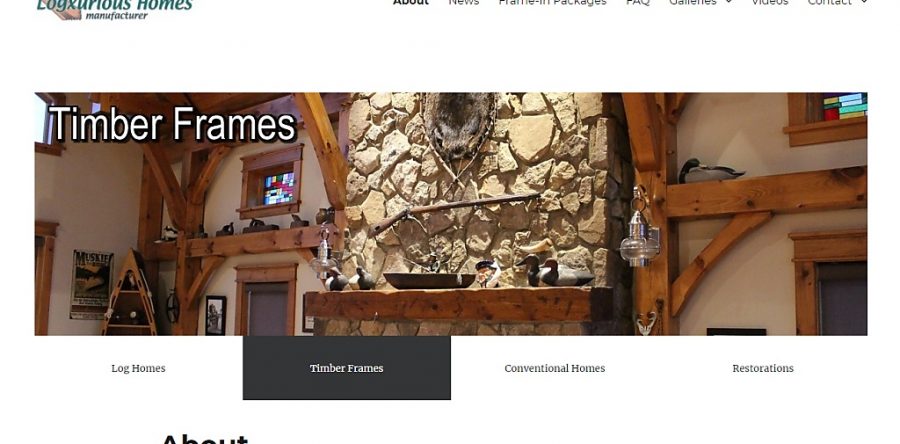 Client Website: Logxurious Homes